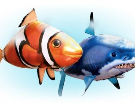 Преврати свою квартиру в аквариум! Радиоуправляемая рыбка со скидкой 67%!