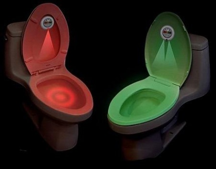 Интерактивное освещение туалета : Lav Nav со скидкой 50% и Вы не заблудитесь ночью!