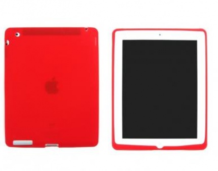 Силиконовый чехол для iPad Apple, красного цвета! Скидка 60%! Стильный наряд для любимого гаджета!