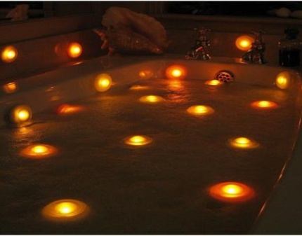 Восхитительная романтика и релакс! Скидка 50% на оригинальные спа-фонарики для домашней ванны!