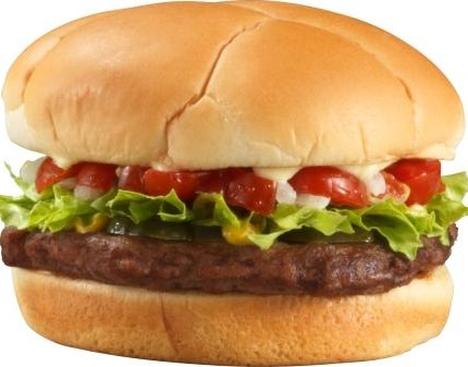 Гамбургер с курицей или чизбургер с говядиной (99р. вместо 198р.) Платишь за один - получаешь два!