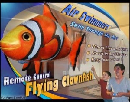 Скидка 50% на легендарных летающих рыб Air Swimmers! Дети просто обожают эти игрушки!