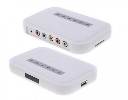 Медиаплеер с поддержкой SD-карты, USB, USB-HDD, RMVB, MP3, AVI MPEG, Divx! Скидка 50%!