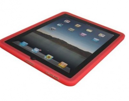Силиконовый чехол для iPad Apple, красного цвета! Скидка 60%! Стильный наряд для любимого гаджета!
